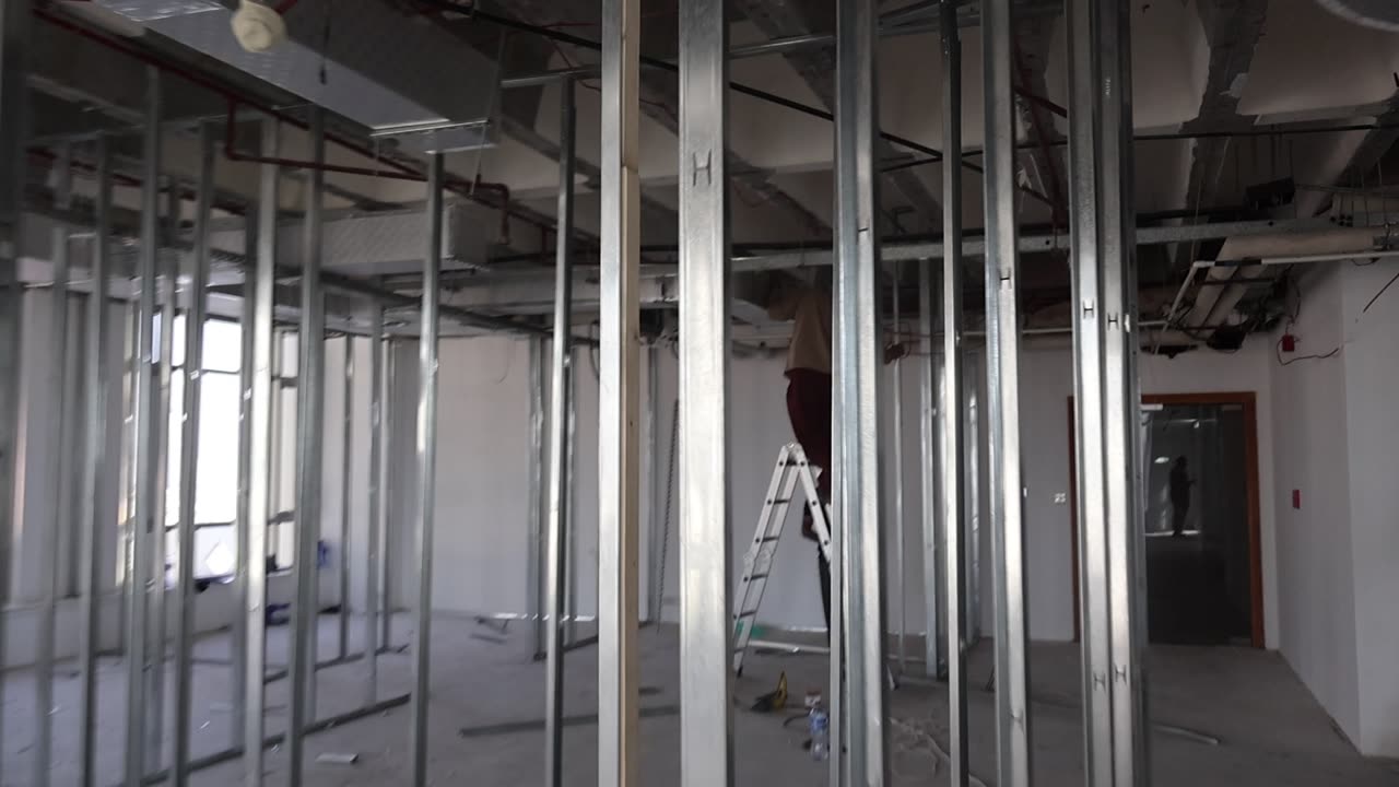 Office fit-out on site in Bur Dubai